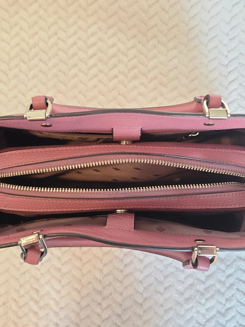 Kate Spade Muted Rose Leila Shoulder / Crossbody Satchel